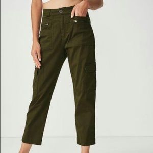 Cotton On Utility Pants in BLACK